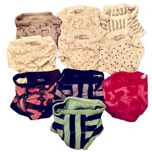 Lot of Baby Gap and Hanna Andersson 100% Organic Cotton Training Pants